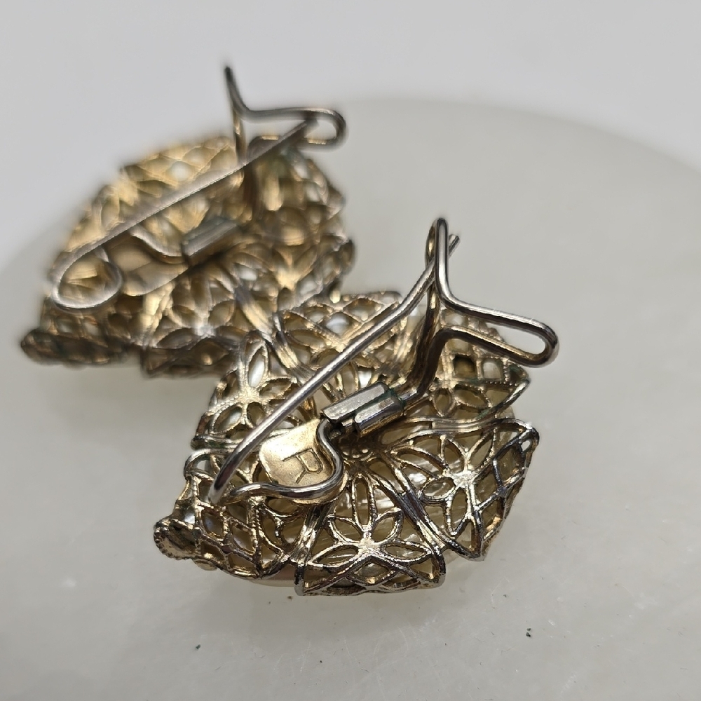 Vintage Judith Mccann Wingback Earrings View 6